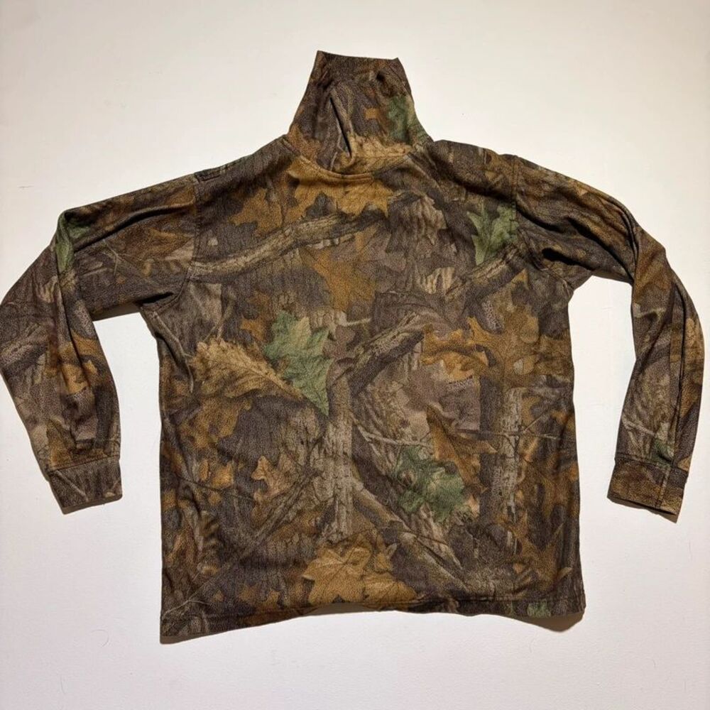 Vintage Cabelas Camouflage Turtle Neck Sweater